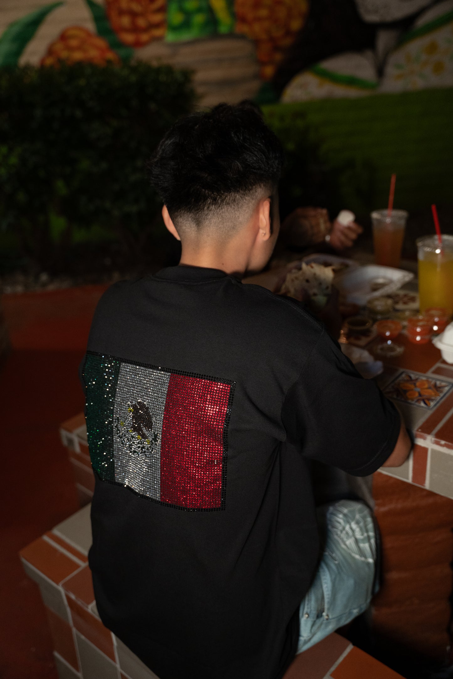 México Rhinestone T-Shirt