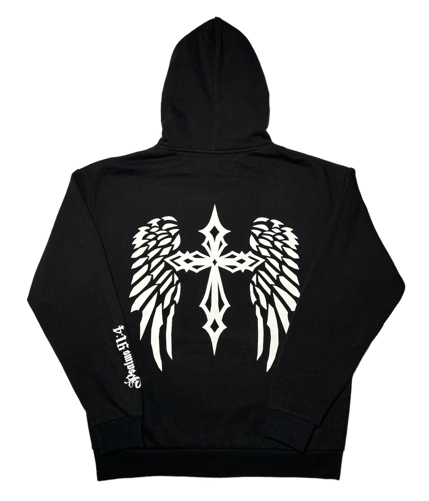 Cross with Wings Hoodies