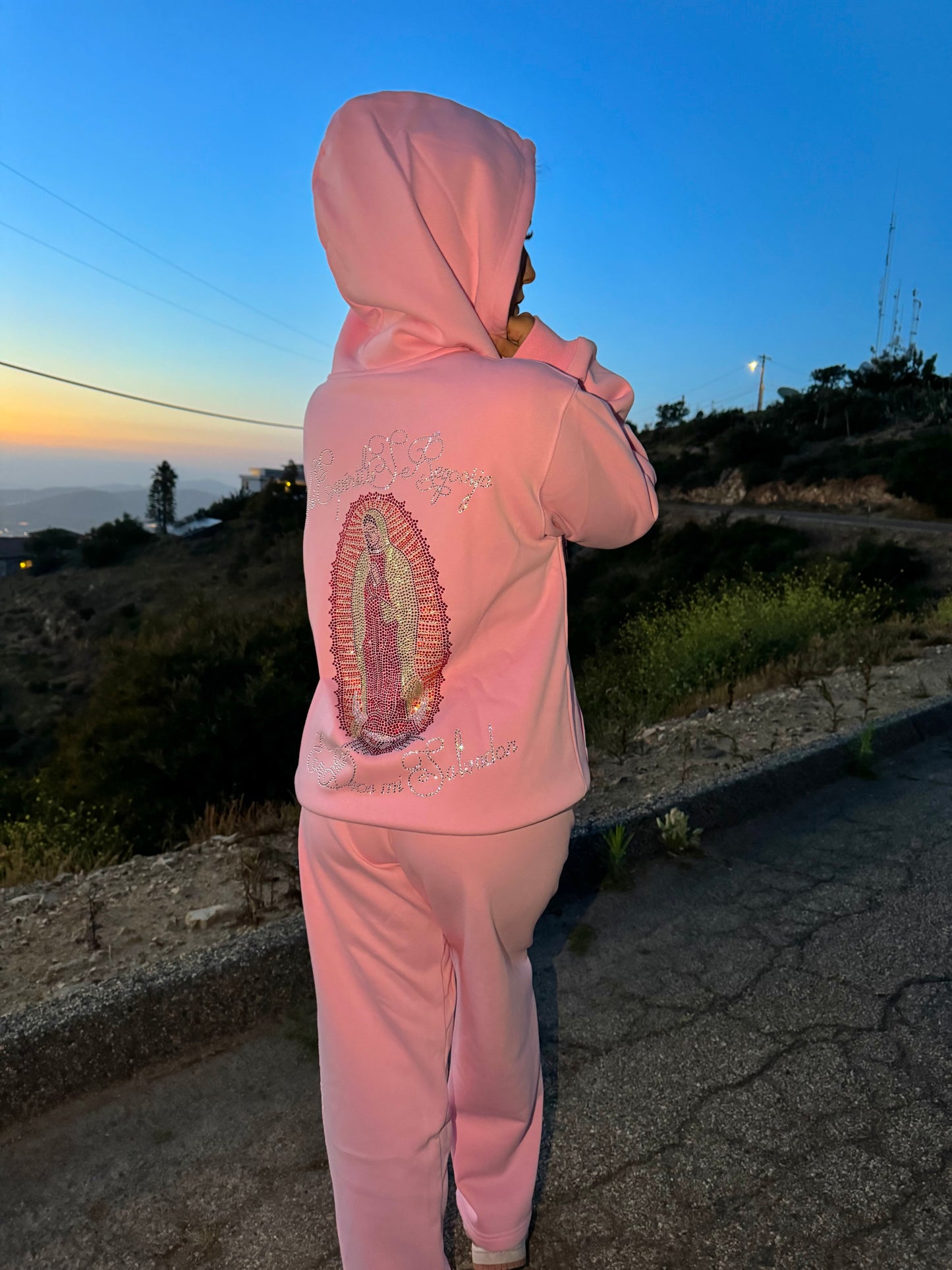 Virgencita Sweatpants Pink