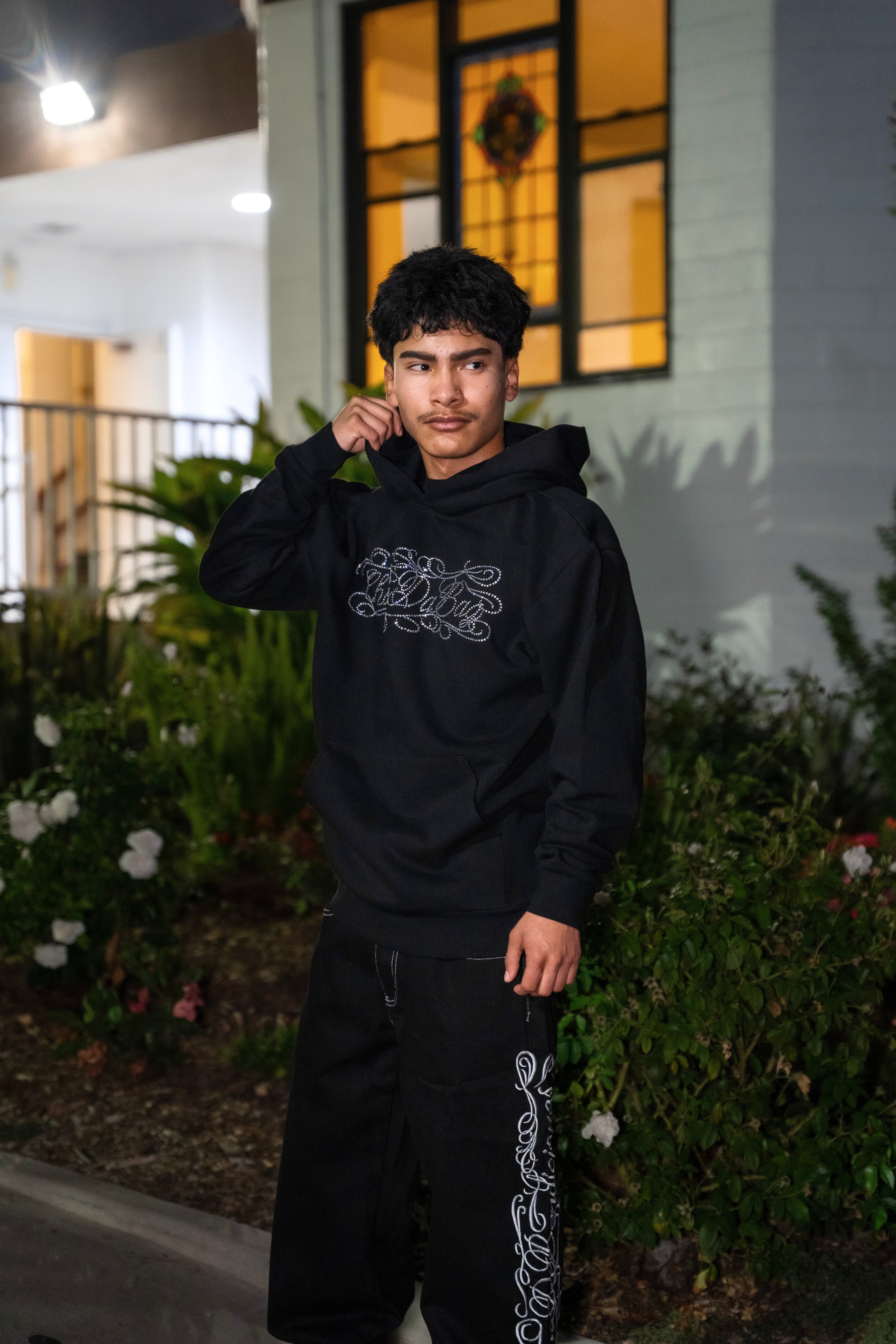 Cross Rhinestone Hoodies – Chase da Bag Clothing