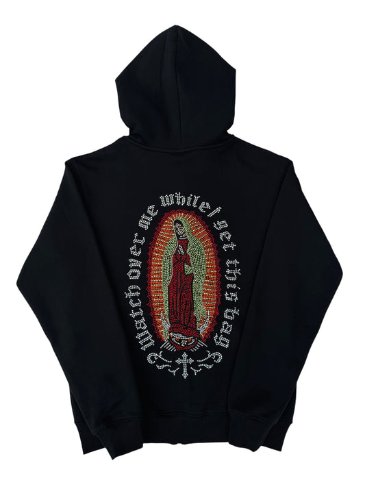 Black Virgencita Zip Up