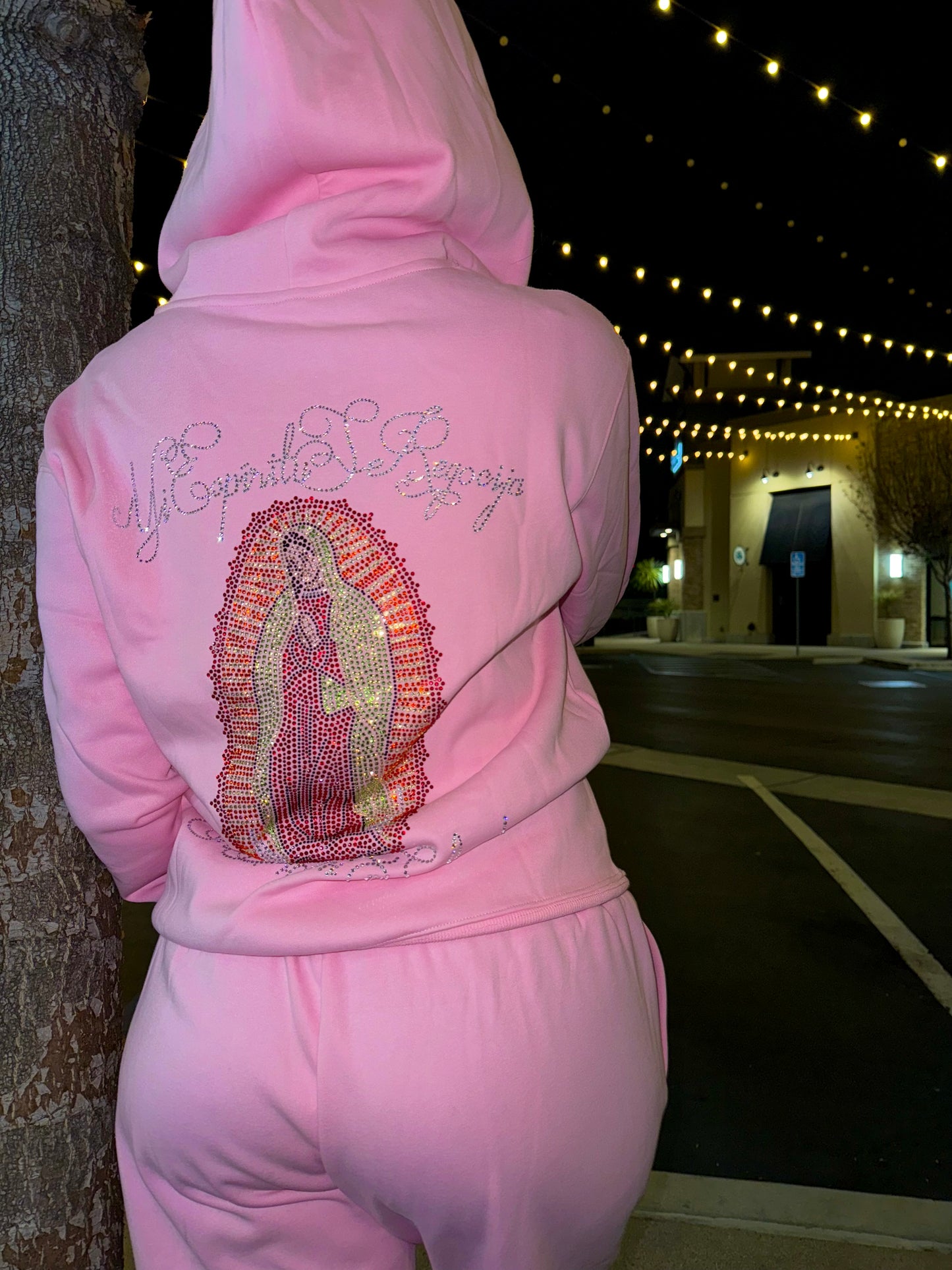 Virgencita Sweatpants Pink