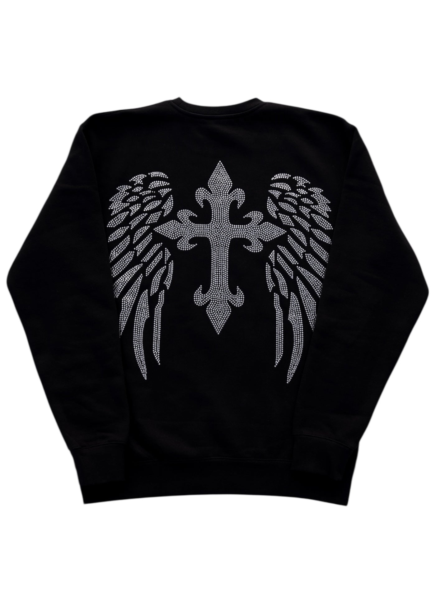 Cross Rhinestone Crewnecks