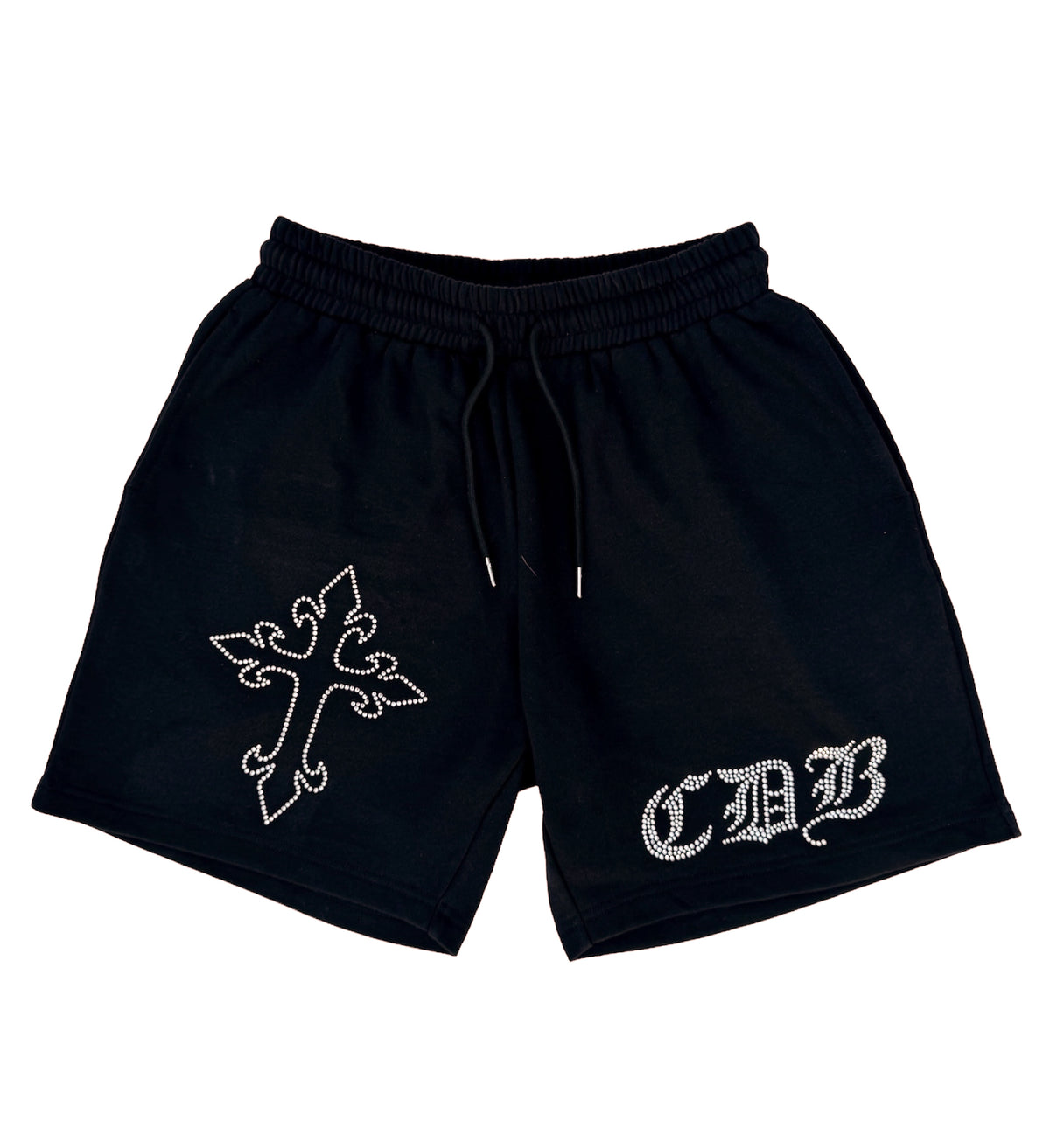 Cross Rhinestone Shorts