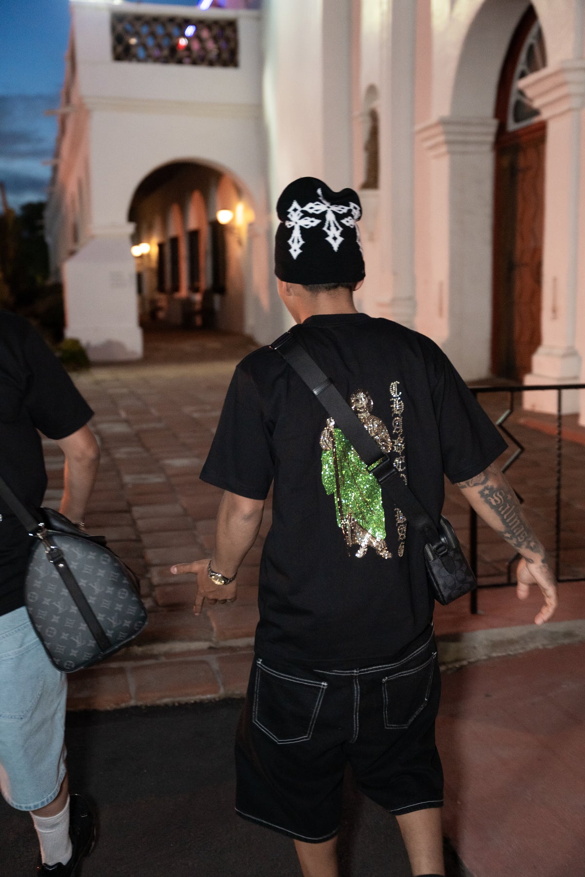 San Judas Rhinestone T-Shirt