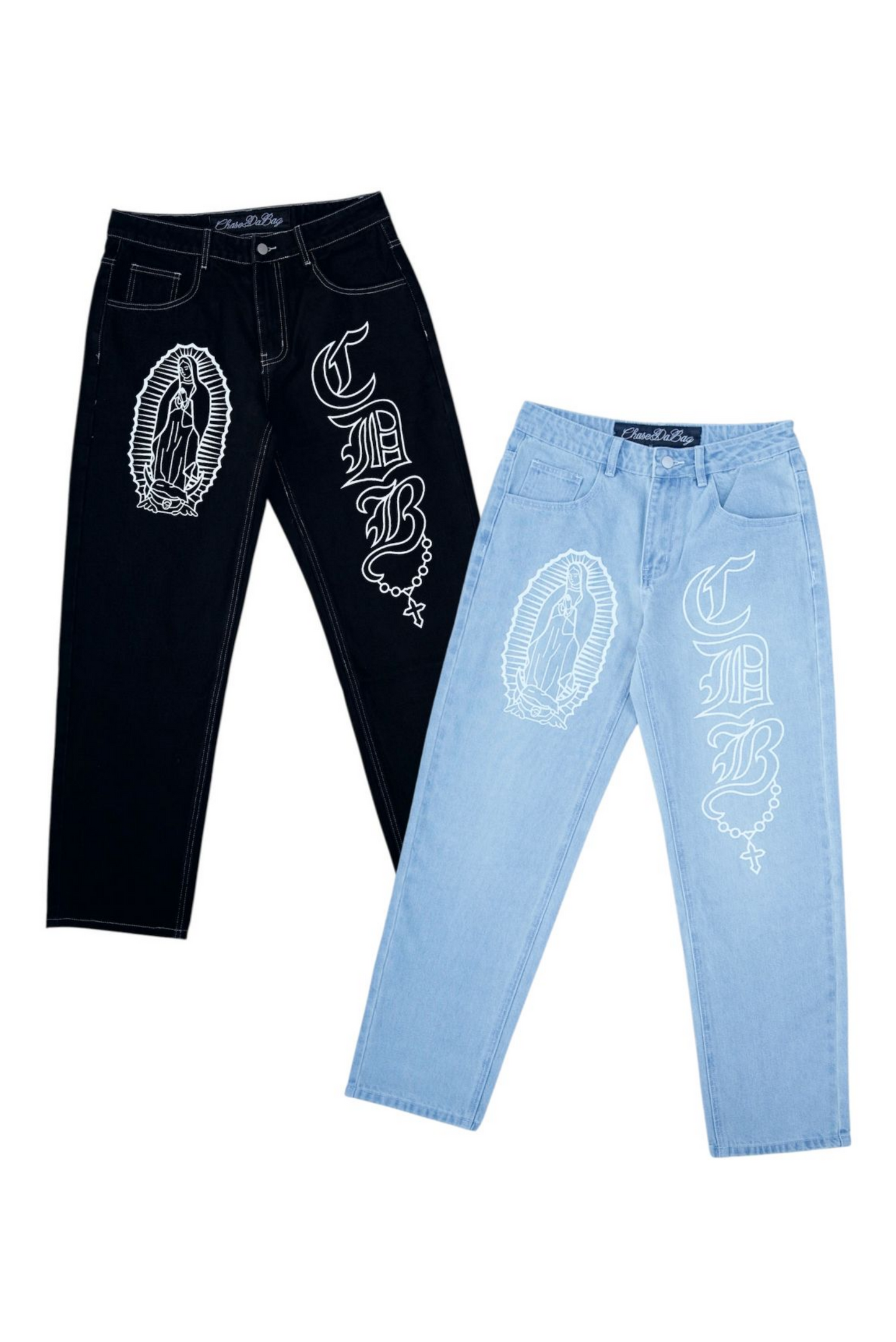 Virgencita Rosary Jeans