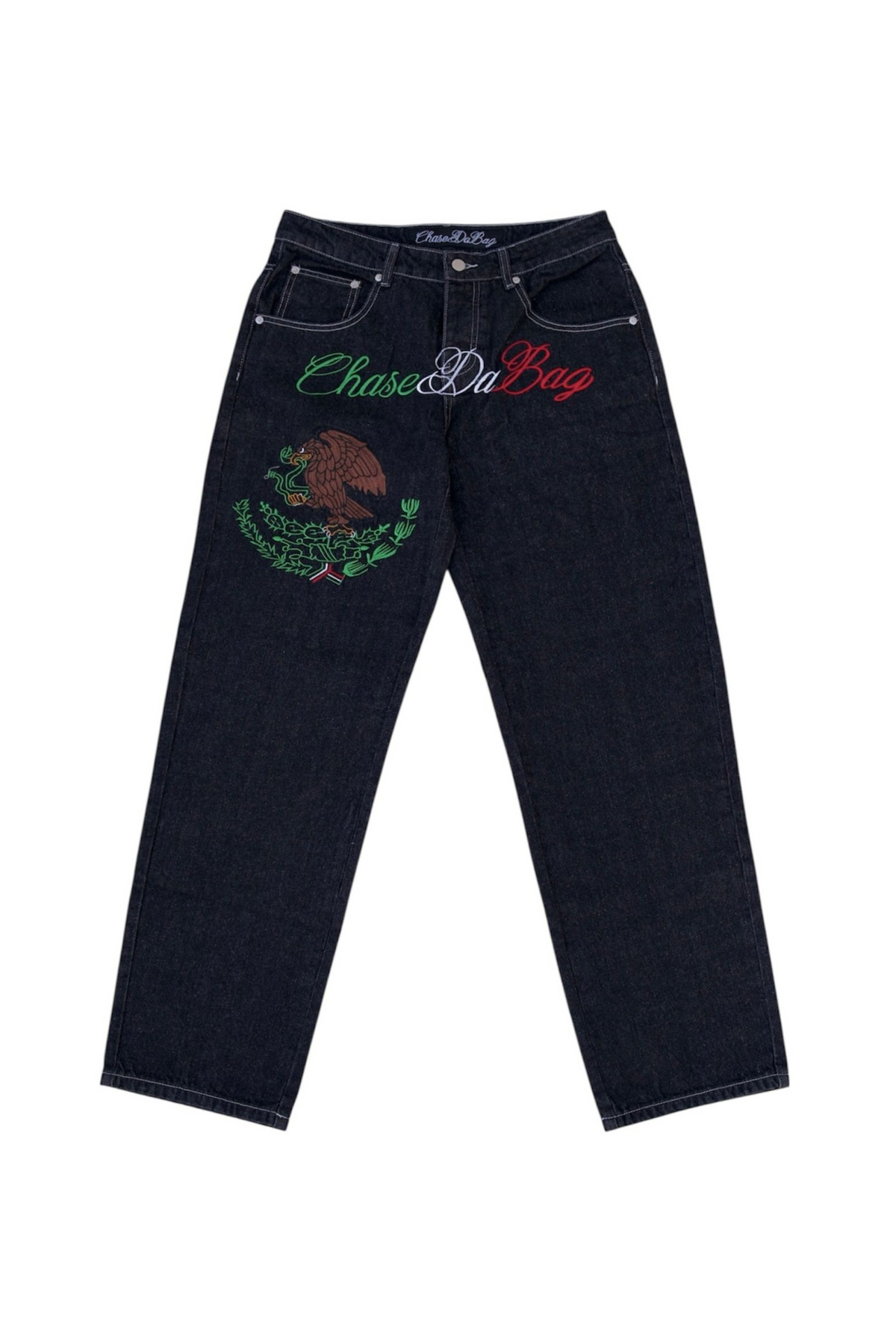 México Embroidered Jeans