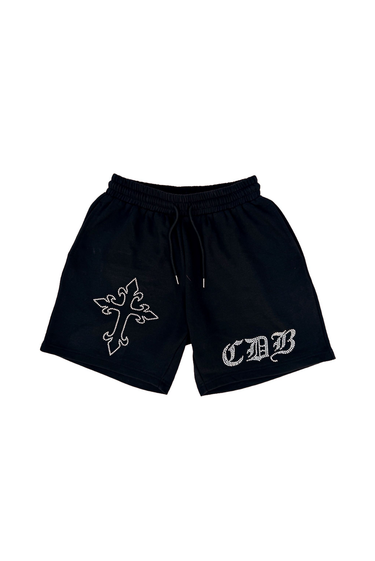 Cross Rhinestone Shorts