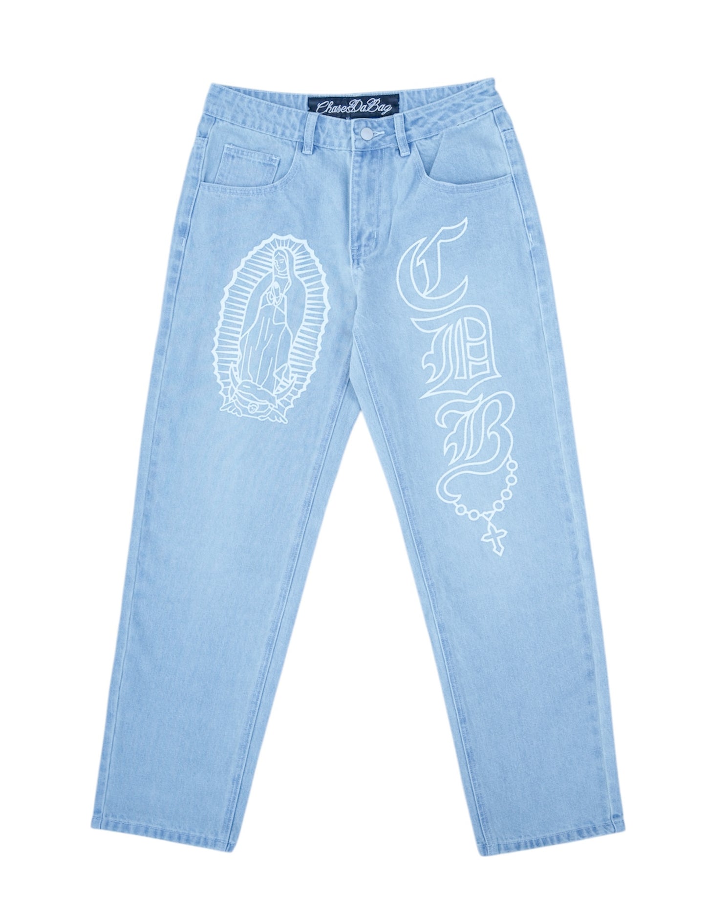 Virgencita Rosary Jeans